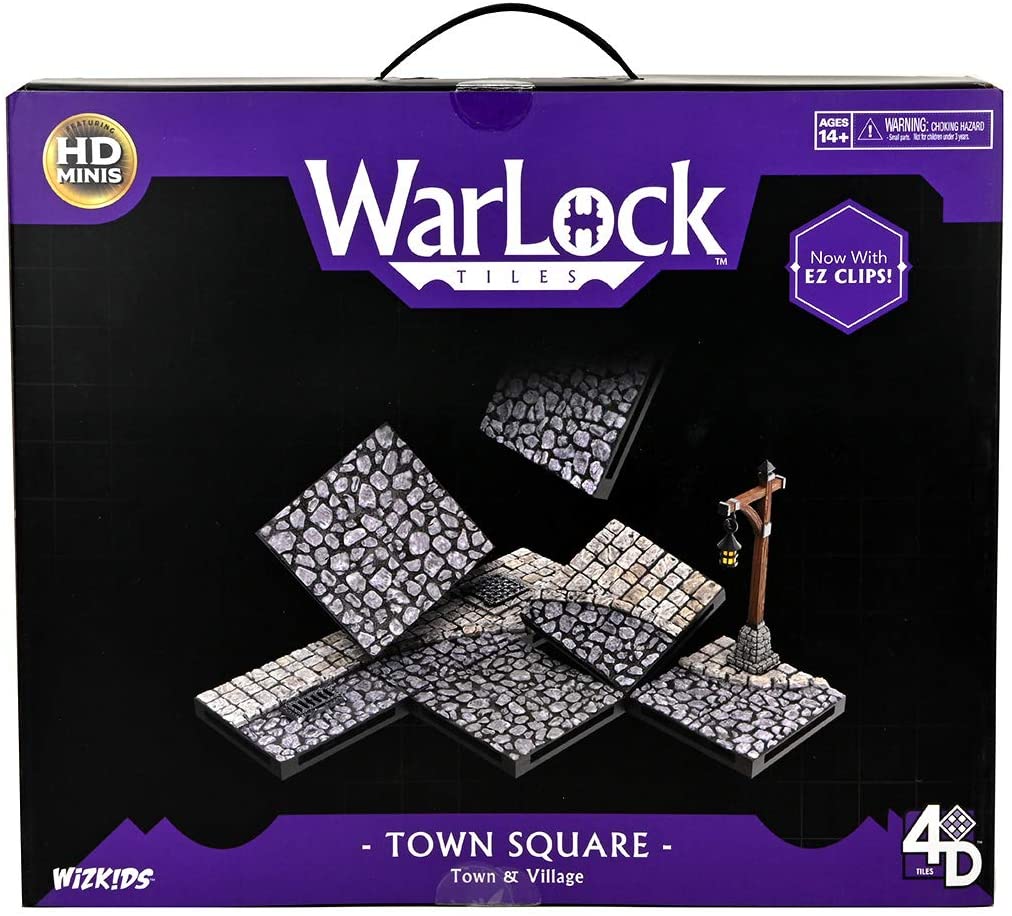 WizKids WarLock Dungeon Tiles: Town & Village - Town Square