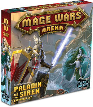 Arcane Wonders Mage Wars Arena: Paladin vs Siren Expansion Set