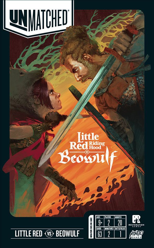 Restoration Games Unmatched: Beowulf vs. Little Red Riding Hood