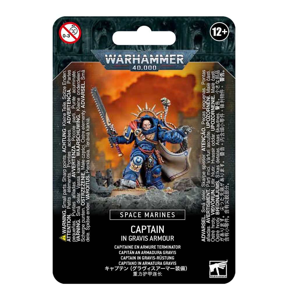 Games Workshop Space Marines Captain in Gravis Armour (Warhammer 40000)