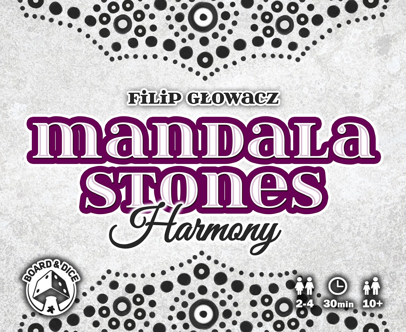 Board&Dice Mandala Stones: Harmony