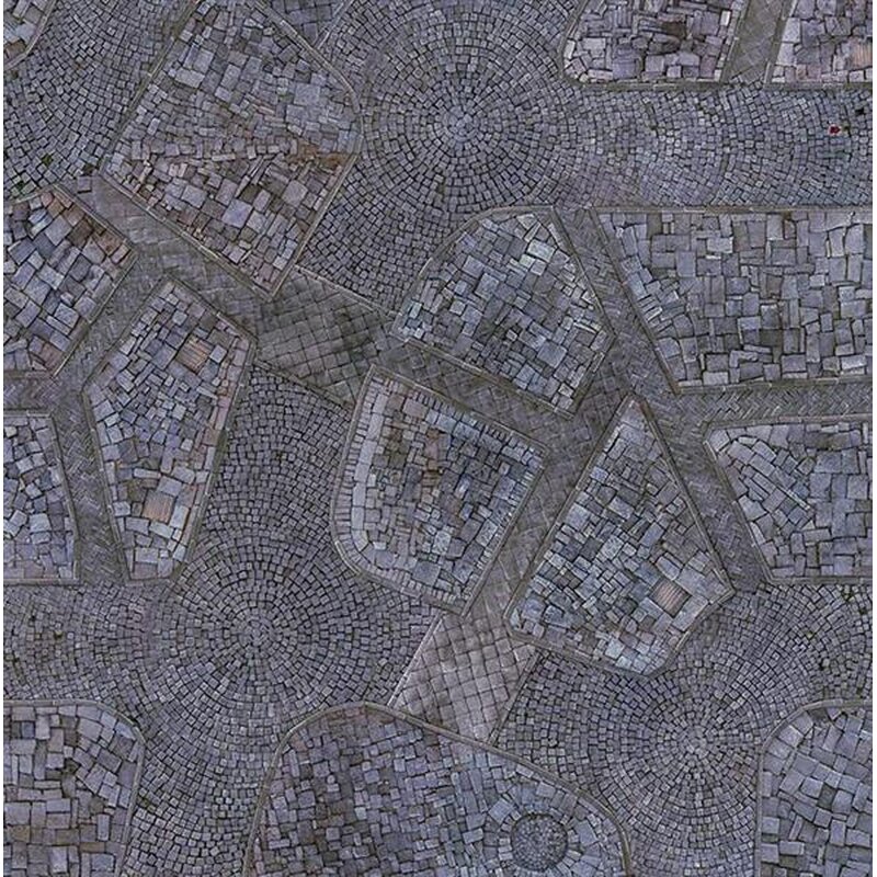 Kraken Wargames Playmat - Cobblestone City 2.0 (91 x 91 cm)