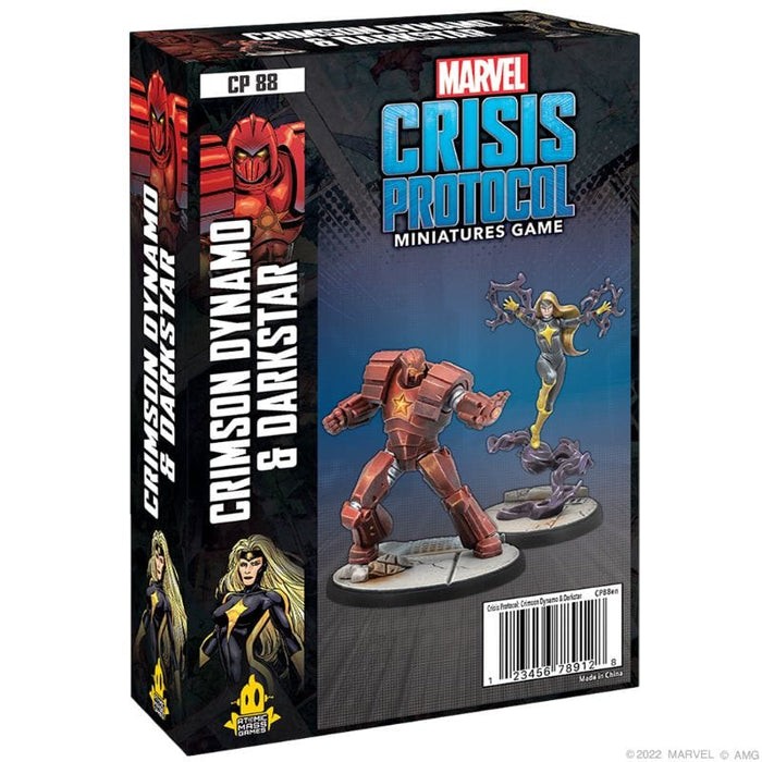 Atomic Mass Games Marvel Crisis Protocol - Crimson Dynamo & Dark Star