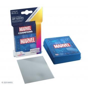 Gamegenic Marvel Champions Art Sleeves (50+1 Sleeves) - Obaly na Karty Barva: Modrá