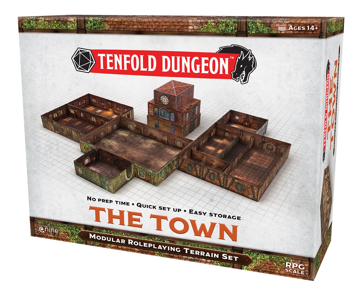 Gale Force Nine Tenfold Dungeon: The Town