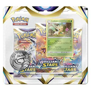 Brilliant Stars: 3-Pack Blister Leafeon (English; NM)
