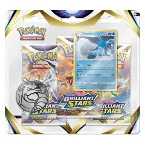 Brilliant Stars: Glaceon 3-Pack Blister (English; NM)