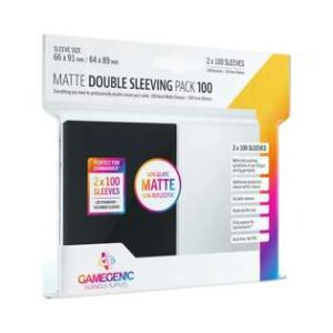 Gamegenic Matte Double Sleeving Pack (100x) (English; NM)