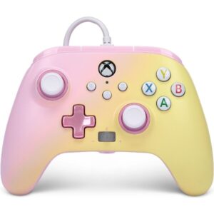 PowerA Enhanced drátový herní ovladač (Xbox) růžový/žlutý