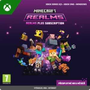 Minecraft Realms Plus 6 měsíční předplatné (PC/Xbox)