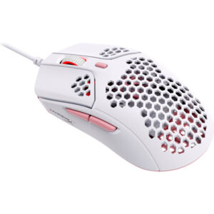 HyperX Pulsefire Haste herní myš bílá/růžová