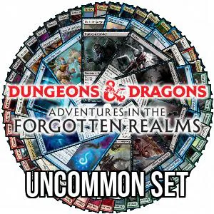 Adventures in the Forgotten Realms: Uncommon Set (English; NM)