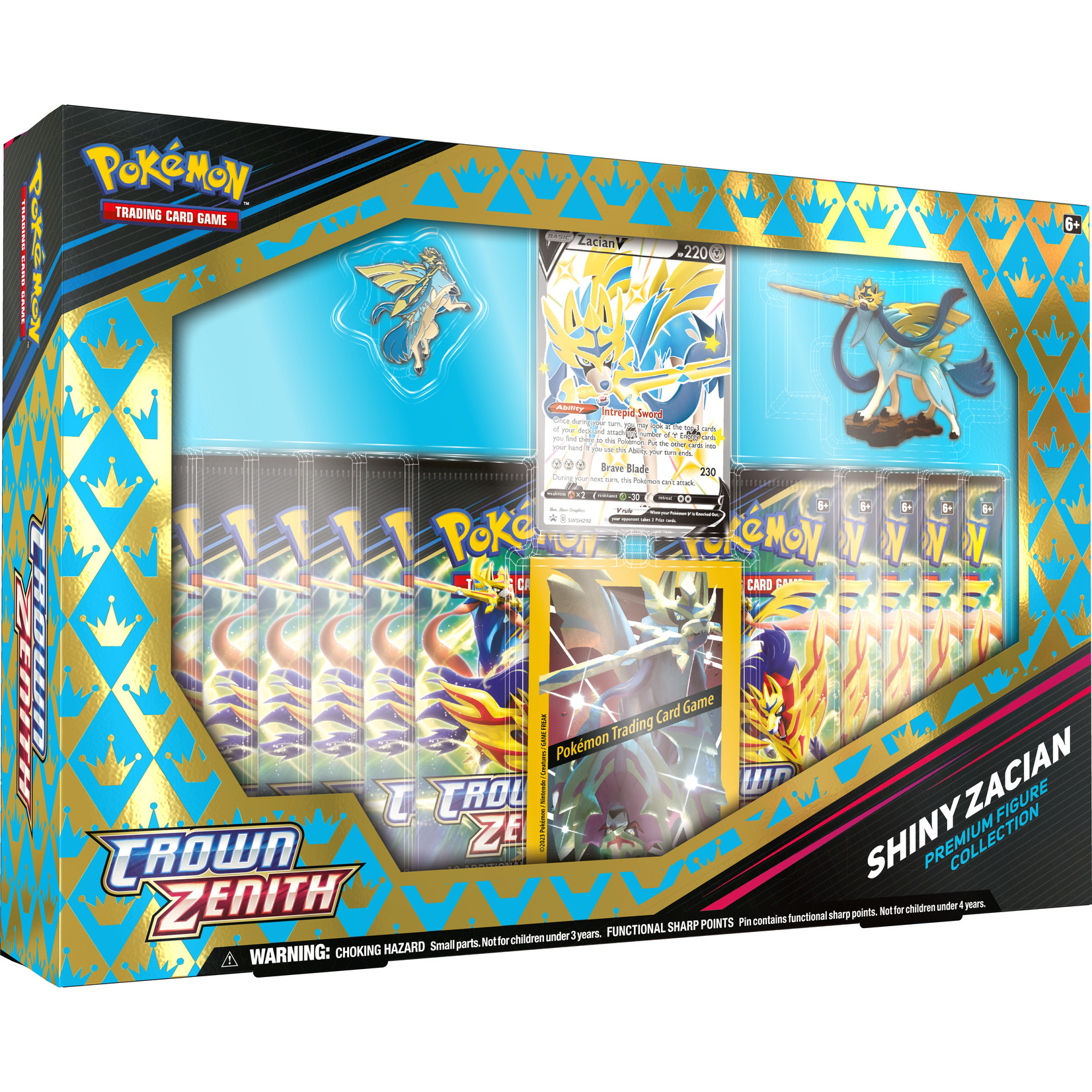 Nintendo Pokémon TCG: Crown Zenith Figure Collection Varianta: Shiny Zacian