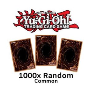 1000 random commons - Yu-Gi-Oh! (English; NM)