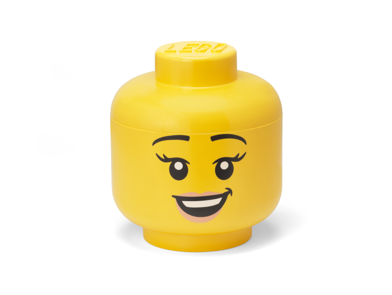 LEGO Storage LEGO úložná hlava (velikost L) - šťastná dívka