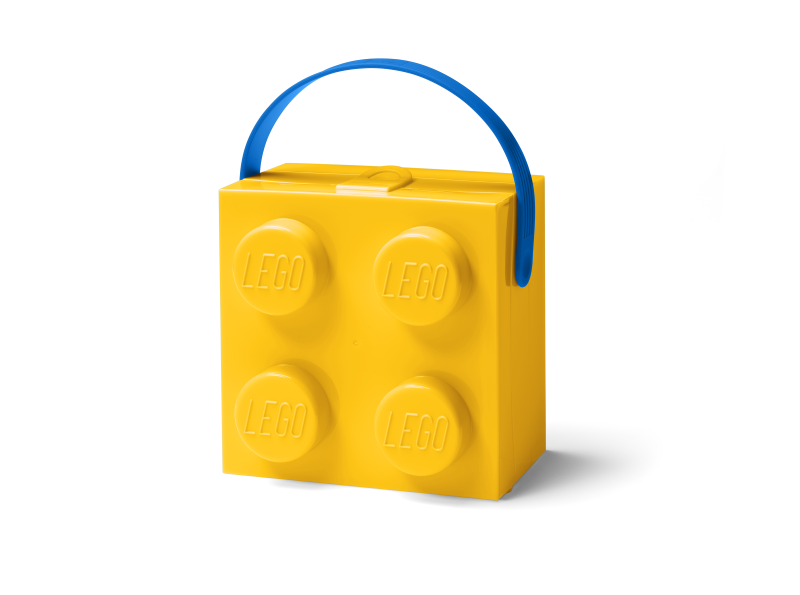 LEGO Storage LEGO box s rukojetí Barva: Žlutá