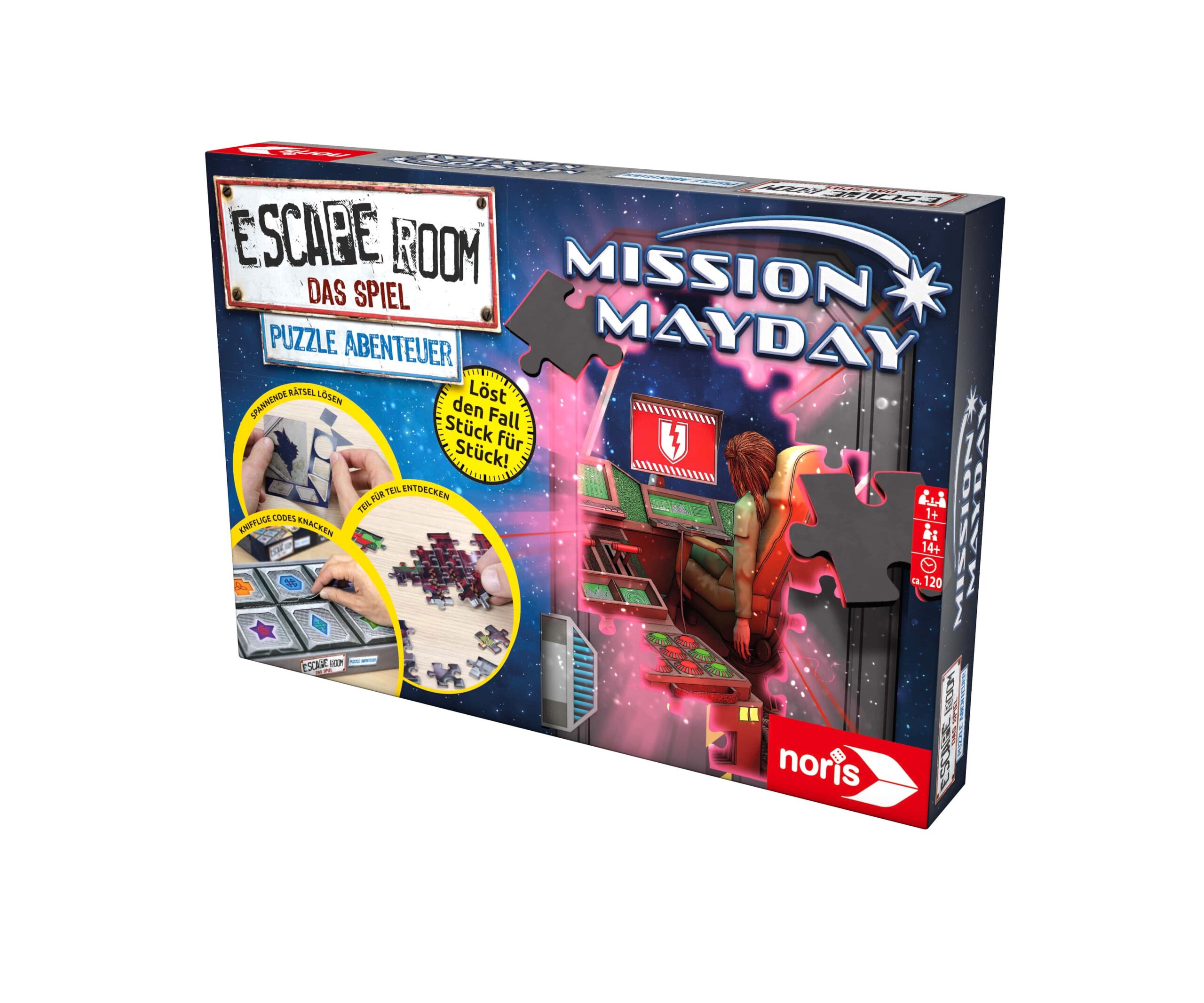 Noris Spiele Escape Room: Mission Mayday Puzzle Abenteuer 3