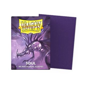 100 Dragon Shield Sleeves - Matte Dual Soul (English; NM)